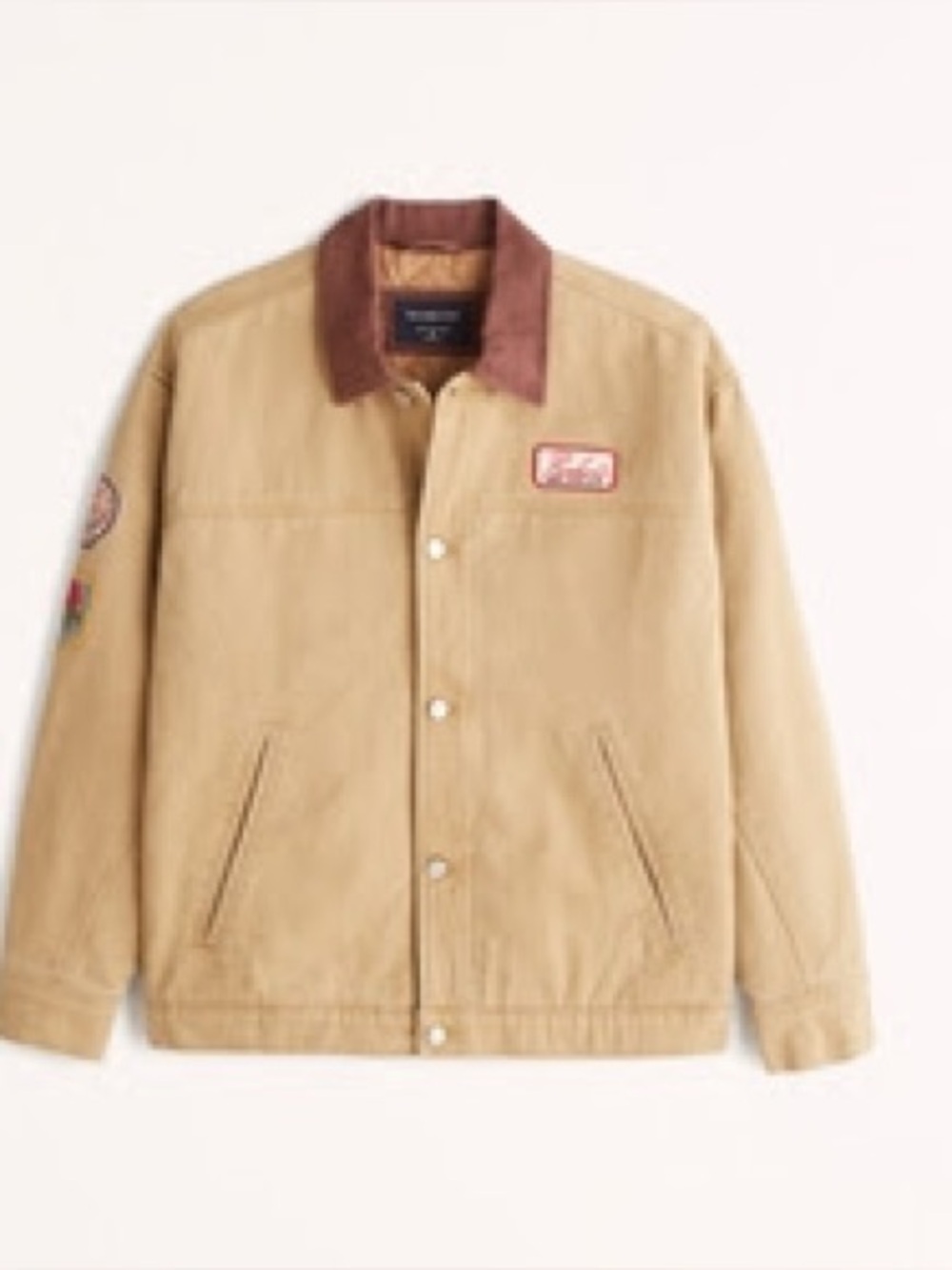 Abercrombie & Fitch Khaki Workwear Jacket
